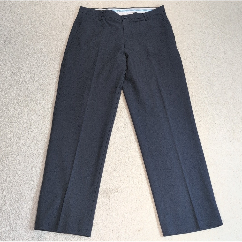 FootJoy Straight Leg Golf Pants Mens 34x32 (34x31) Navy Performance Stretch